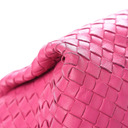 Bottega Veneta Nappa Intrecciato Parachute Bag Rosa Shock 10 of 17