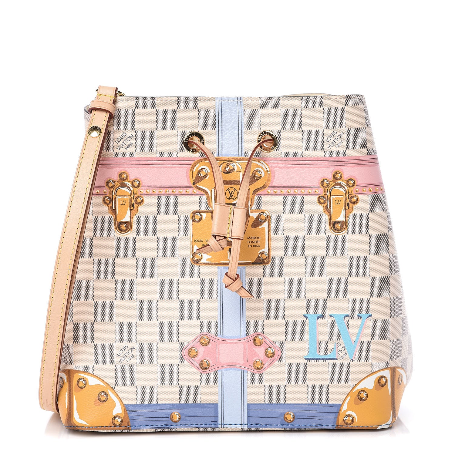 Louis Vuitton Damier Azur Summer Trunks Neonoe 1 of 8