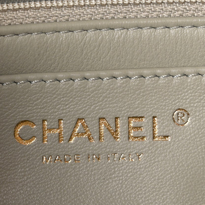 Chanel Lambskin Quilted Mini Rectangular Pearl Crush Flap Grey 6 of 11