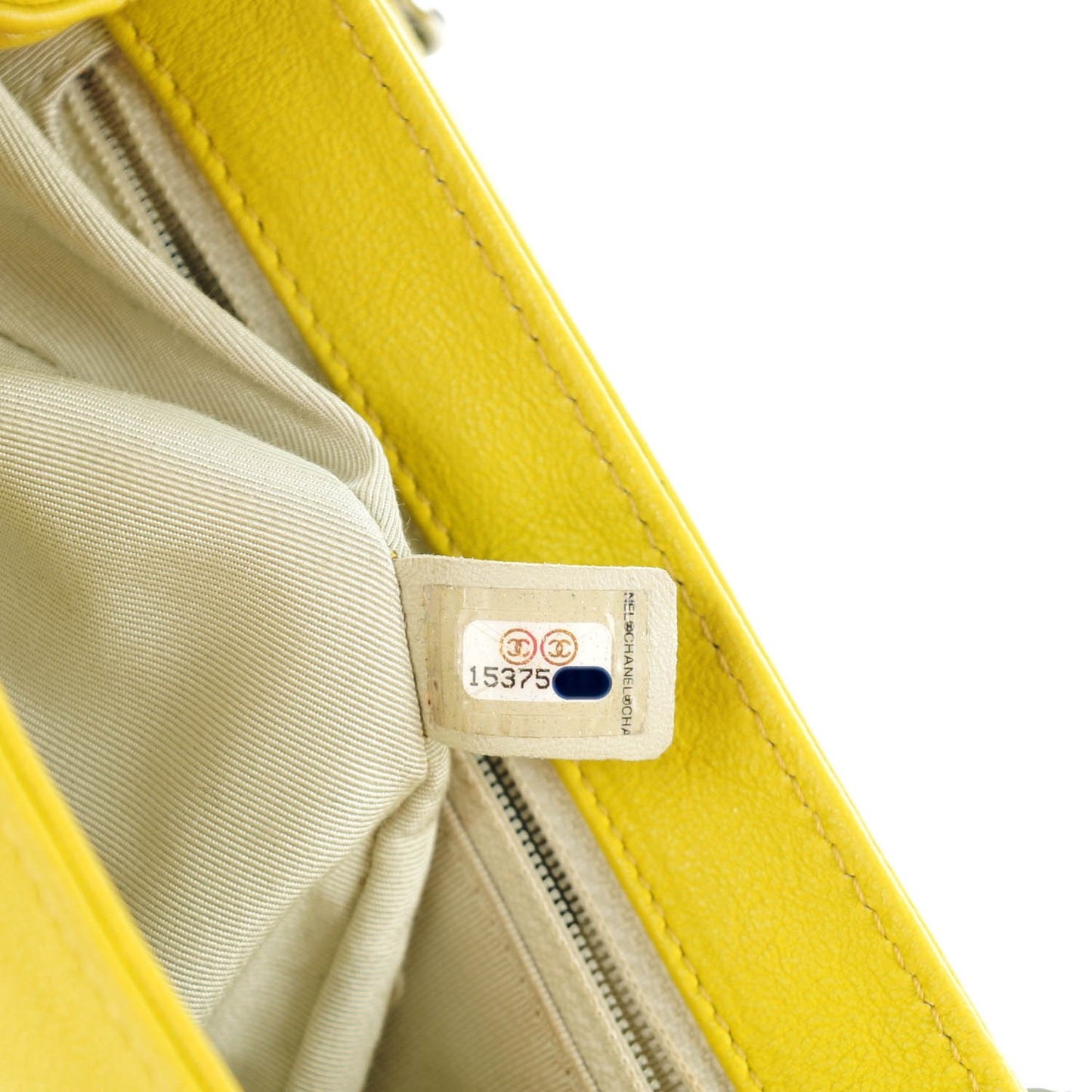 Washed Lambskin Mini Chain Around Flap Yellow