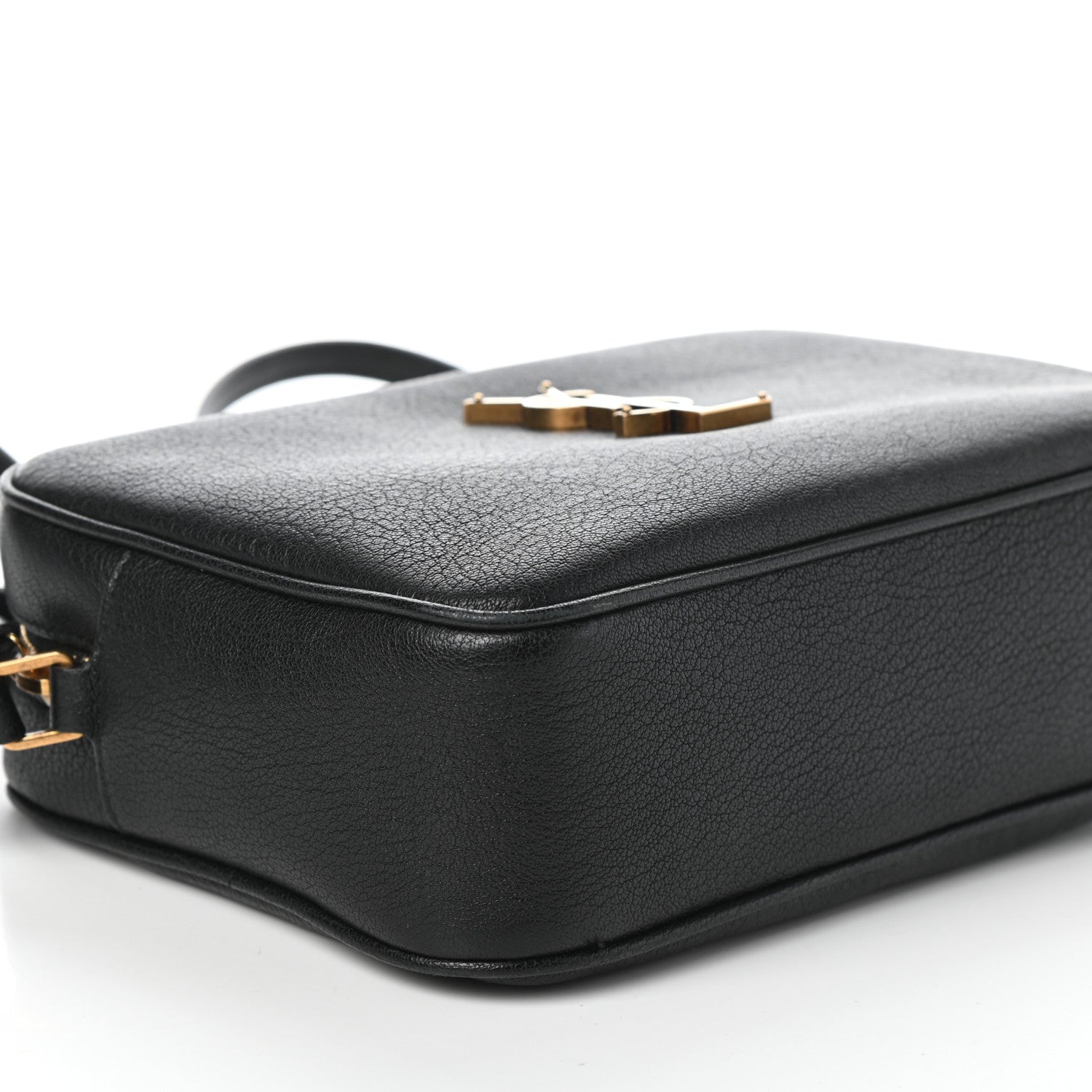 Saint Laurent Lambskin Monogram Small Lou Camera Bag Black 7 of 8