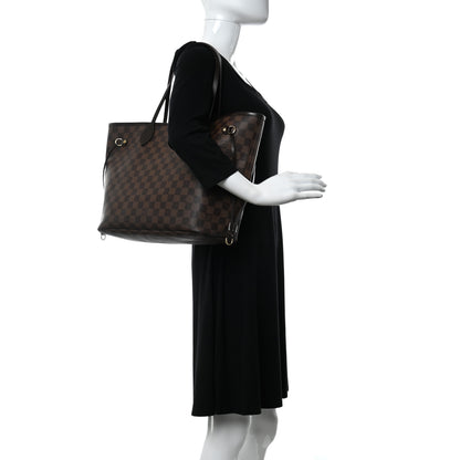 Louis Vuitton Damier Ebene Neverfull MM 2 of 12