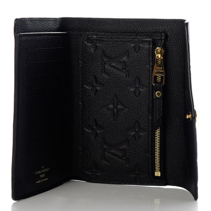 Louis Vuitton Empreinte Compact Curieuse Wallet Black 5 of 9