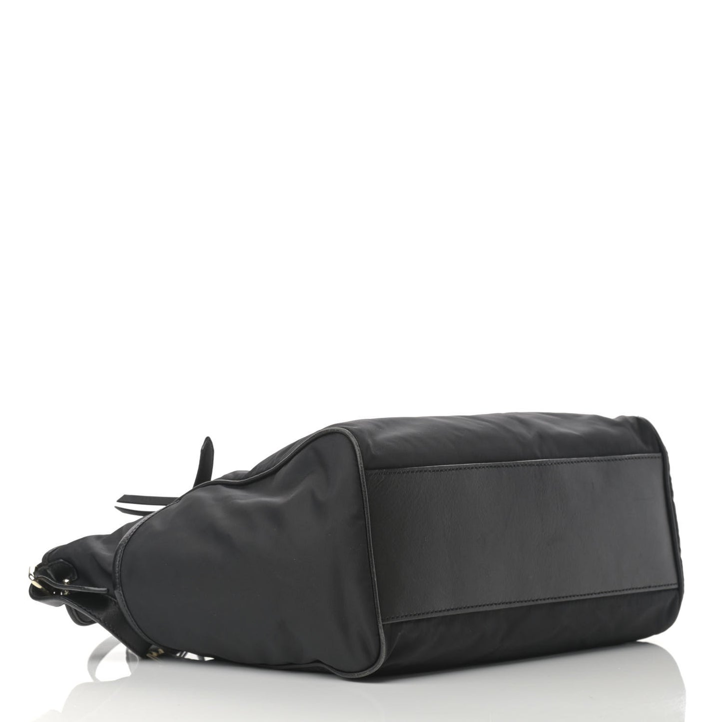 Nylon House Check Diaper Tote Black