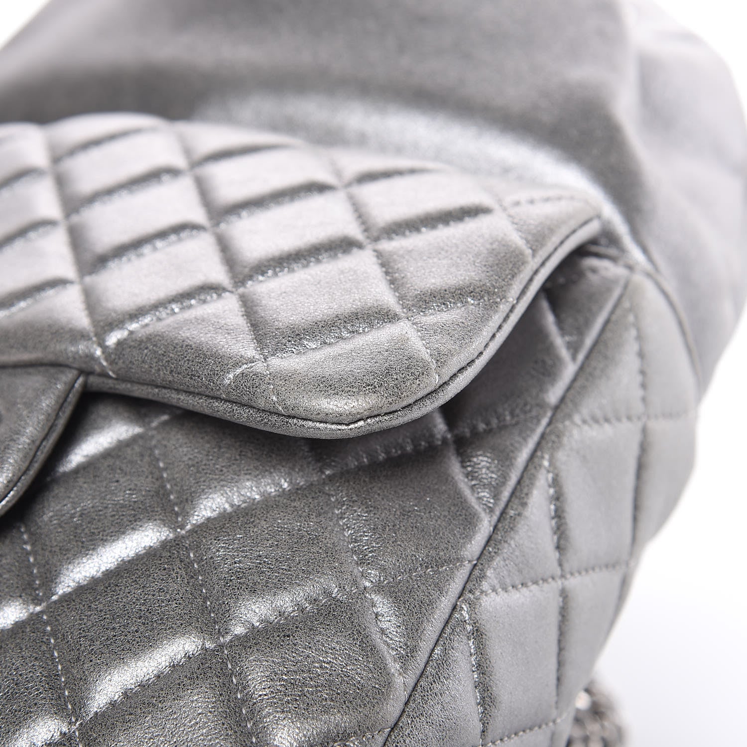 Chanel Metallic Lambskin Quilted Small In Seoul Backpack Silver 10 of 11