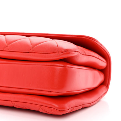Chanel Lambskin Quilted Small Trendy CC Flap Dual Handle Bag Red 10 of 10