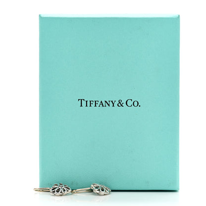 Tiffany Sterling Silver Enchant Heart Drop Earrings 5 of 5