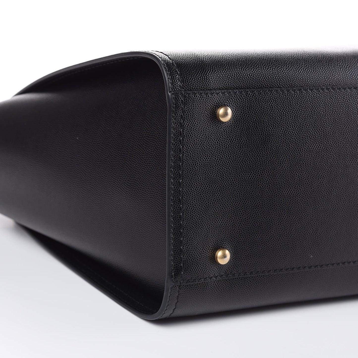 Caviar Small Studded Deauville Tote Black