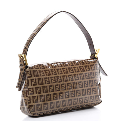 Fendi Vinyl Zucchino Baguette Tobacco 2 of 11