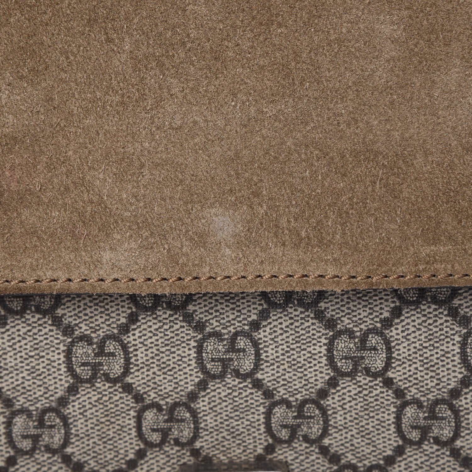 Gucci GG Supreme Monogram Mini Dionysus Shoulder Bag Taupe 9 of 10