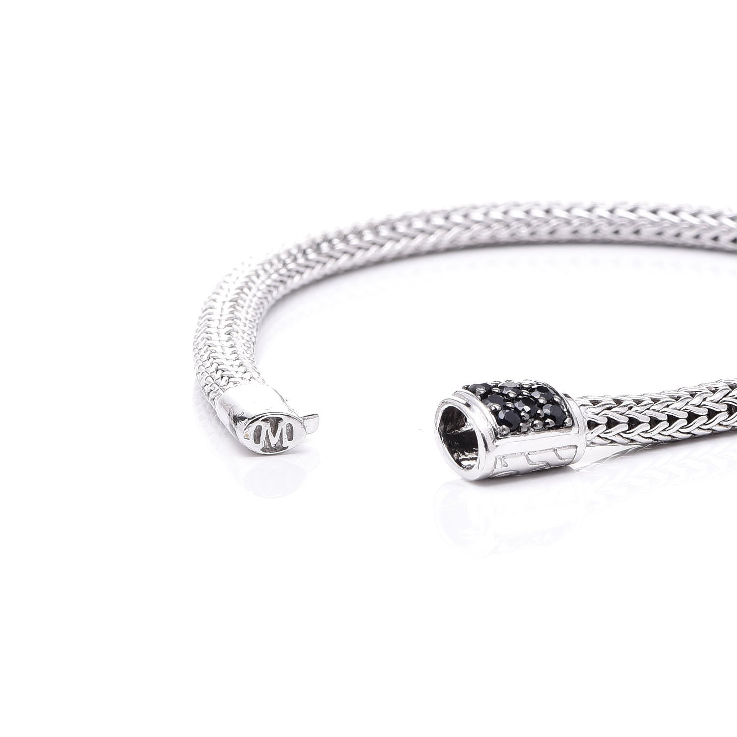 John Hardy Sterling Silver Black Sapphire 5mm Classic Chain Bracelet 5 of 5
