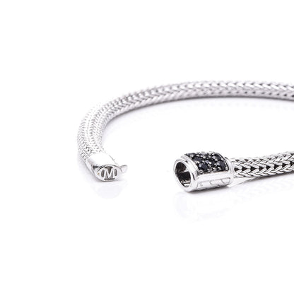 John Hardy Sterling Silver Black Sapphire 5mm Classic Chain Bracelet 5 of 5