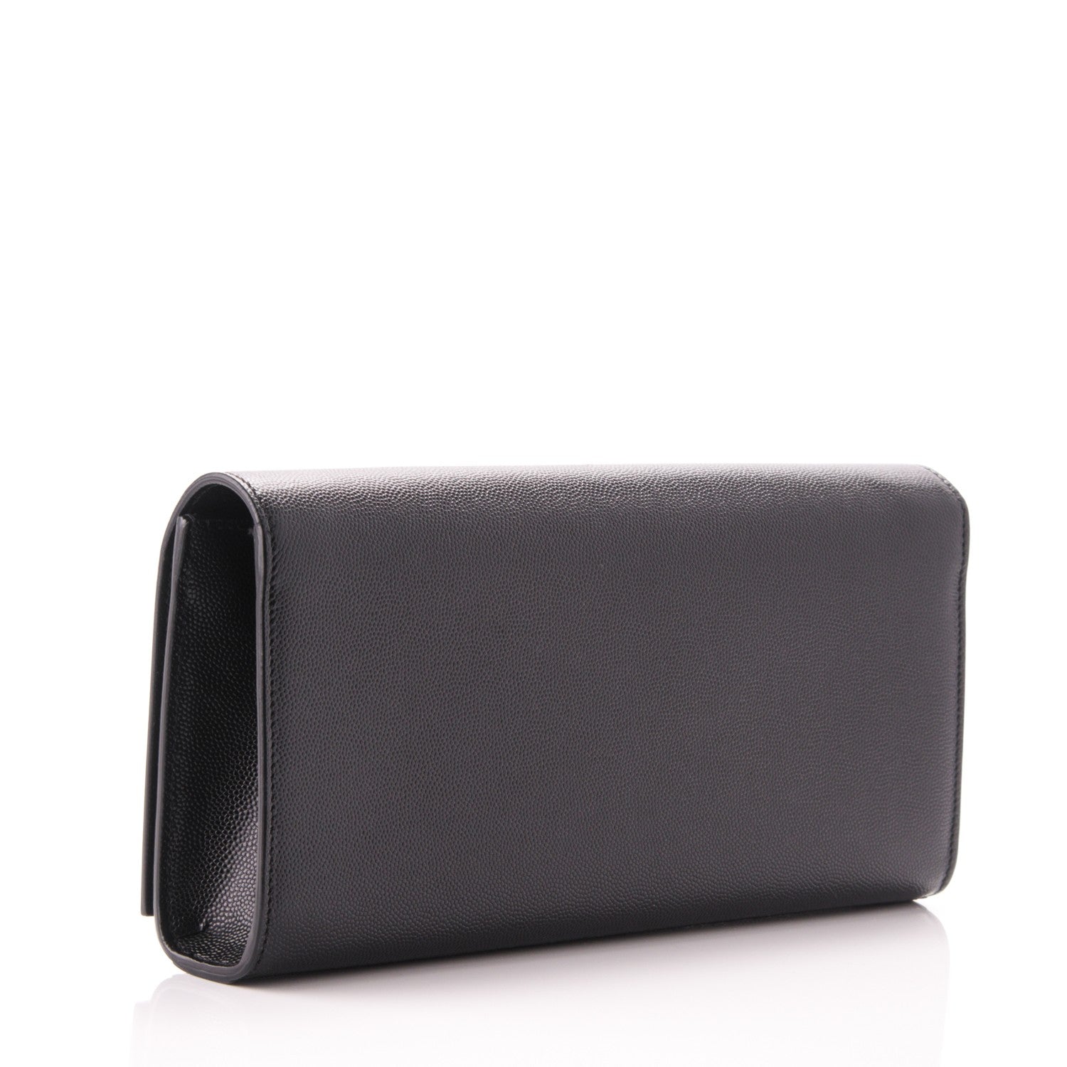 Saint Laurent Grain De Poudre Classic Monogram Clutch Black 3 of 7