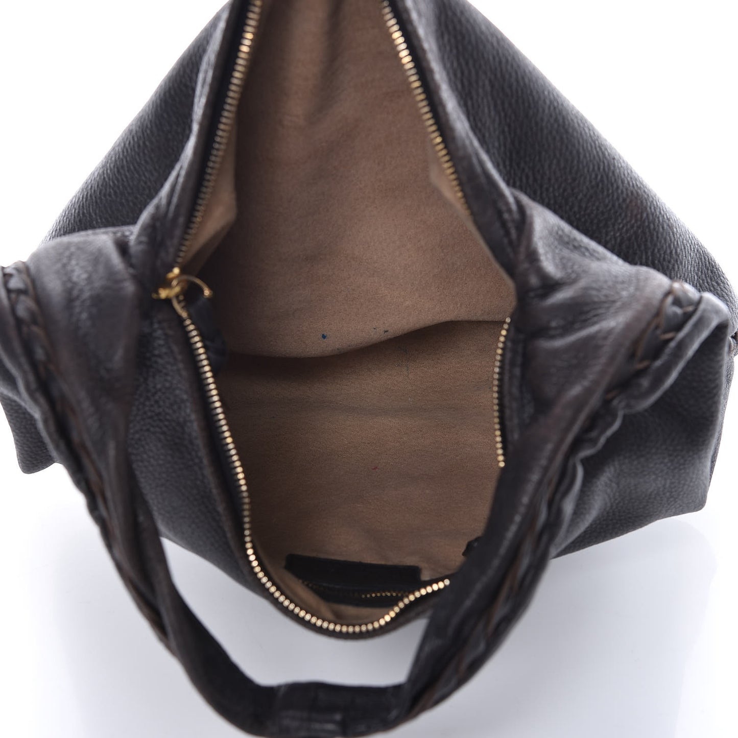 Cervo Braided Medium Veneta Hobo Ebano
