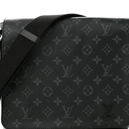 Louis Vuitton Monogram Eclipse District PM Black 7 of 9