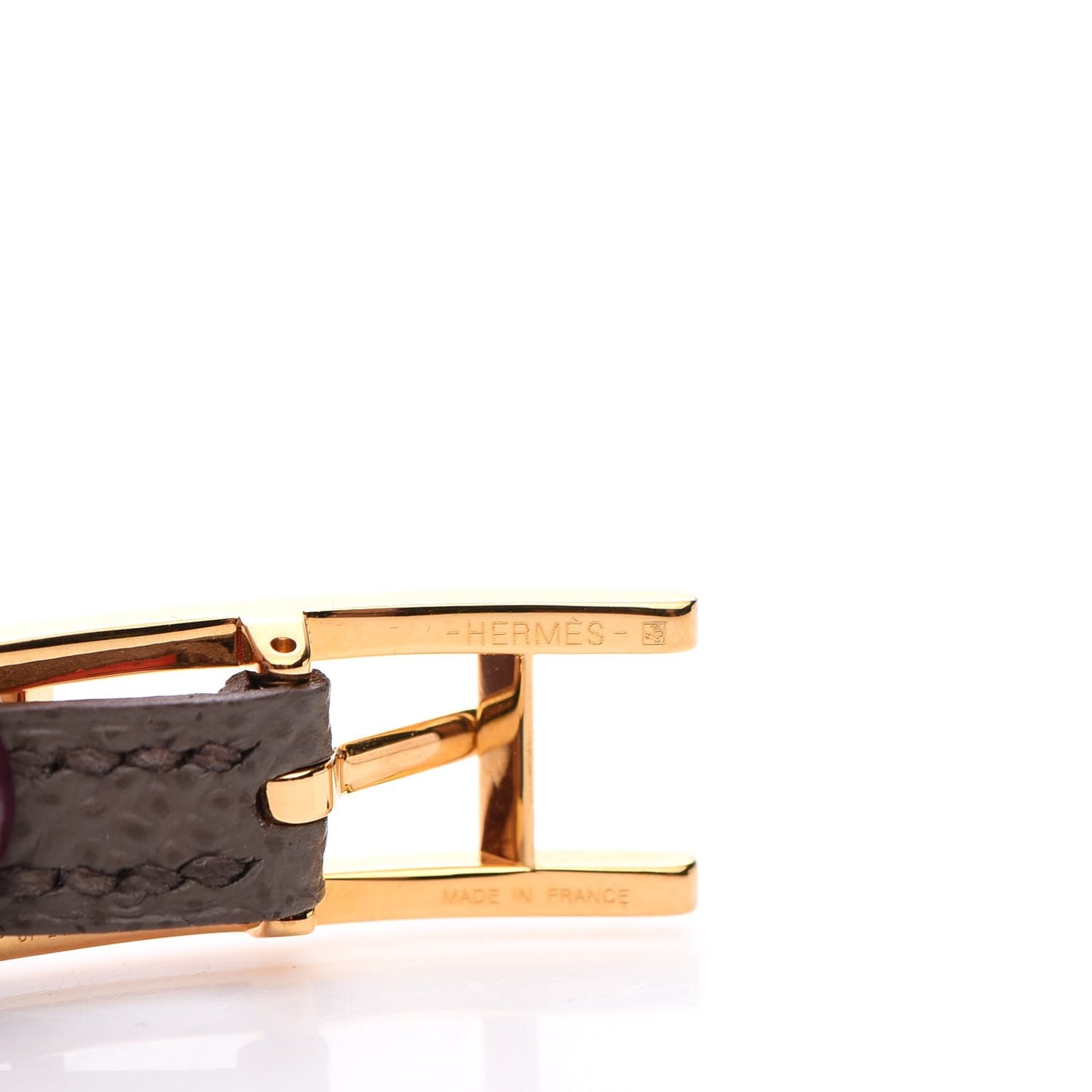 Epsom Behapi Double Tour Bracelet XS Rouge Casaque Etain