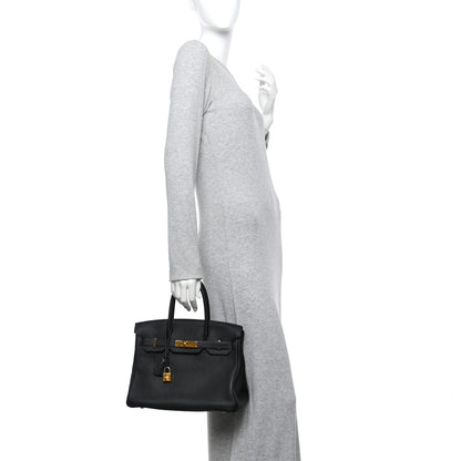Hermes Togo BIRKIN 30 Black 2 of 12