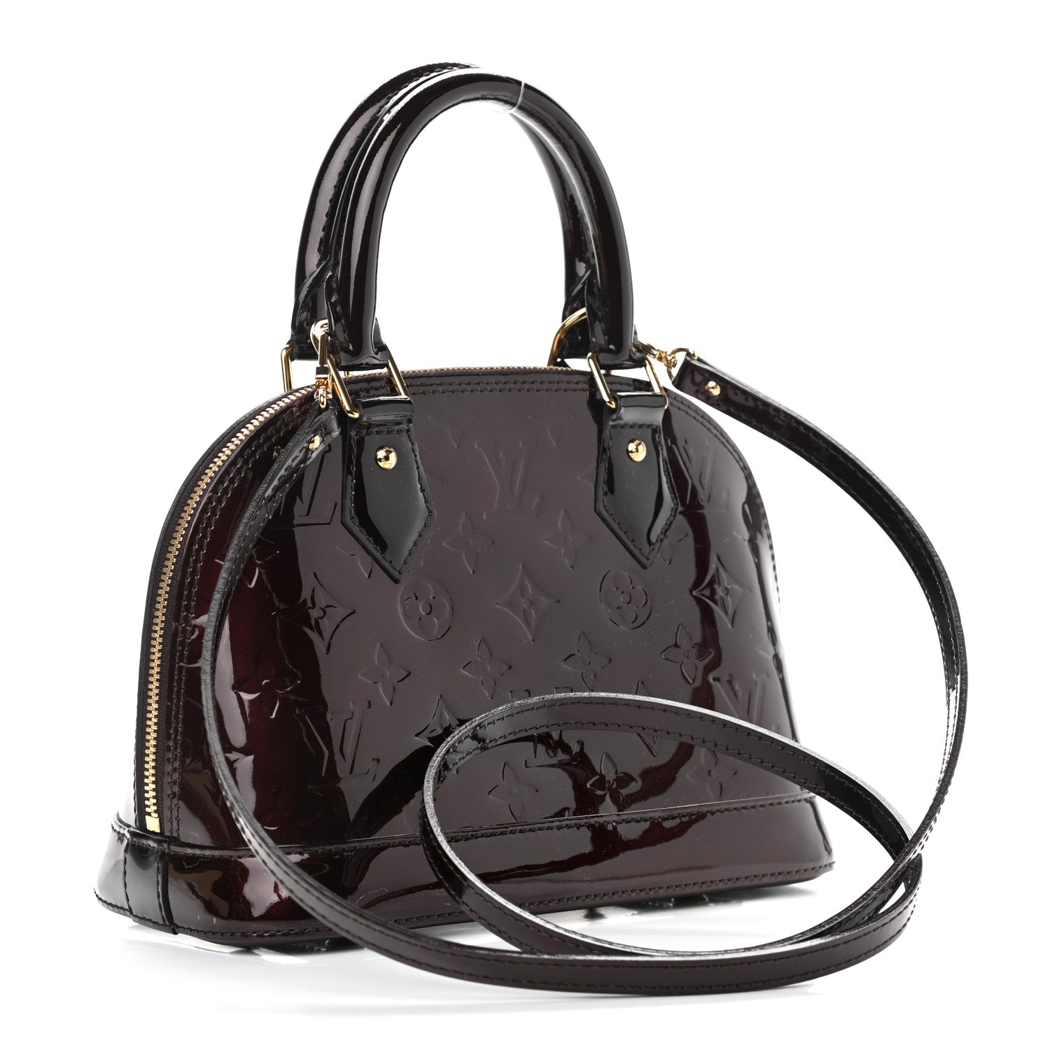 Louis Vuitton Vernis Alma BB Amarante 3 of 9