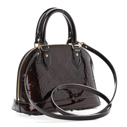 Louis Vuitton Vernis Alma BB Amarante 3 of 9