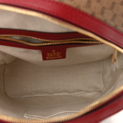 Gucci X DORAEMON Mini Vintage GG Supreme Monogram Small Dome Backpack Beige Cherry Red 5 of 10