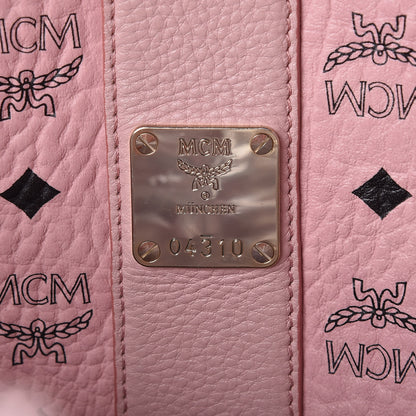 MCM Visetos Medium Liz Reversible Shopper Tote Soft Pink 11 of 20