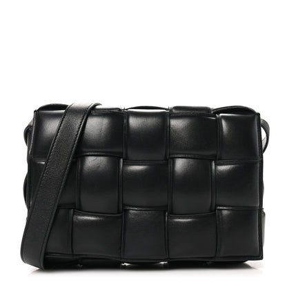 Bottega Veneta Nappa Maxi Intreccio Padded Cassette Crossbody Bag Black 1 of 9