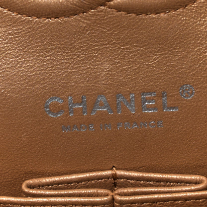 Chanel Metallic Caviar Quilted Medium Double Flap Copper 6 of 6