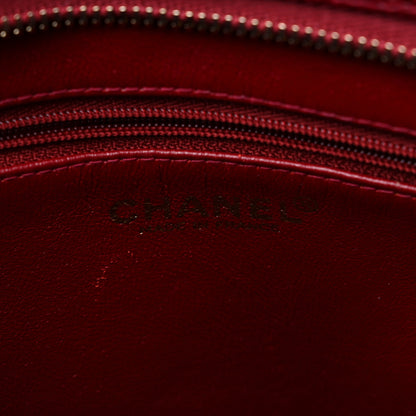 Chanel Caviar Quilted Medallion Tote Red 6 of 11