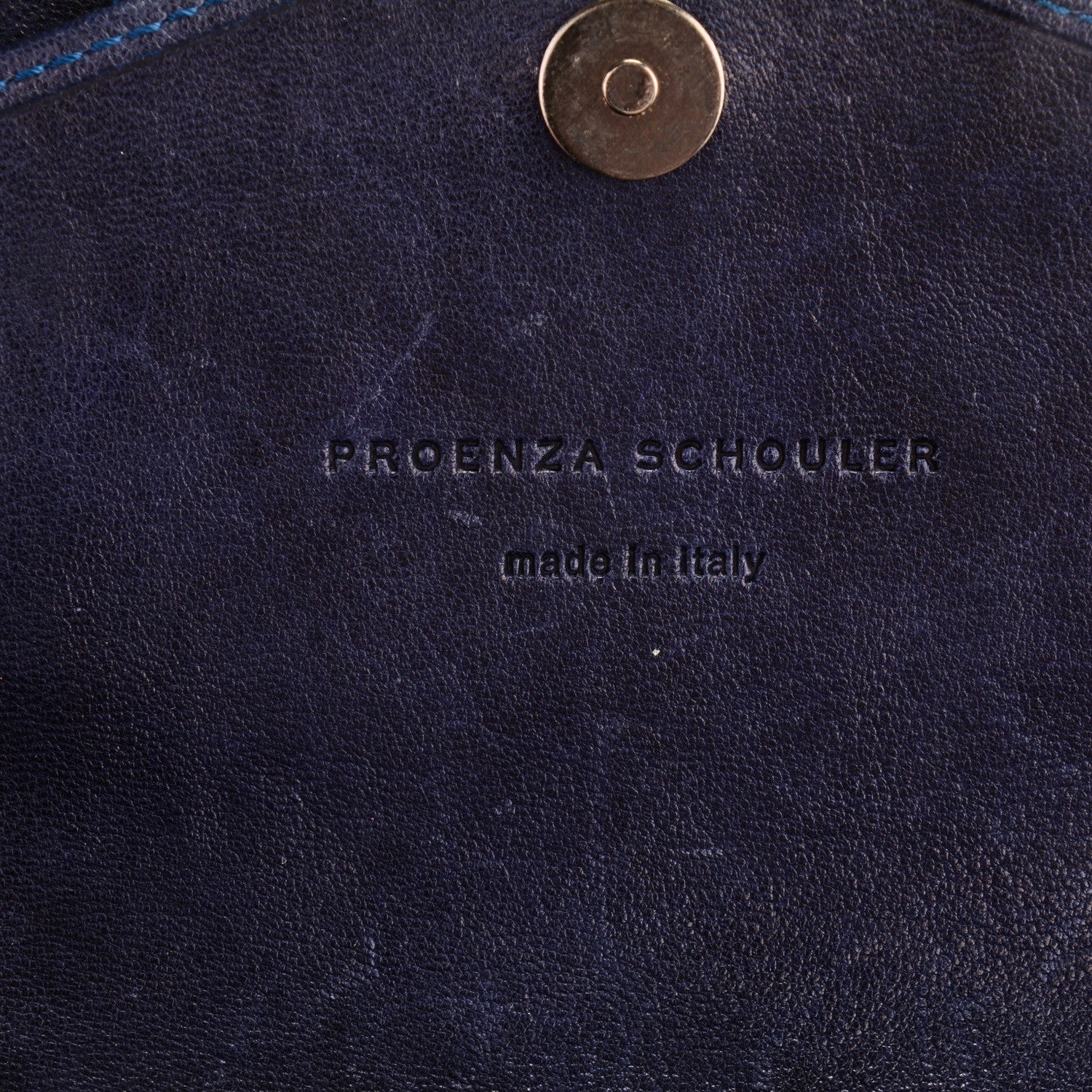 Proenza Schouler Lambskin PS1 Continental Wallet Navy 6 of 7