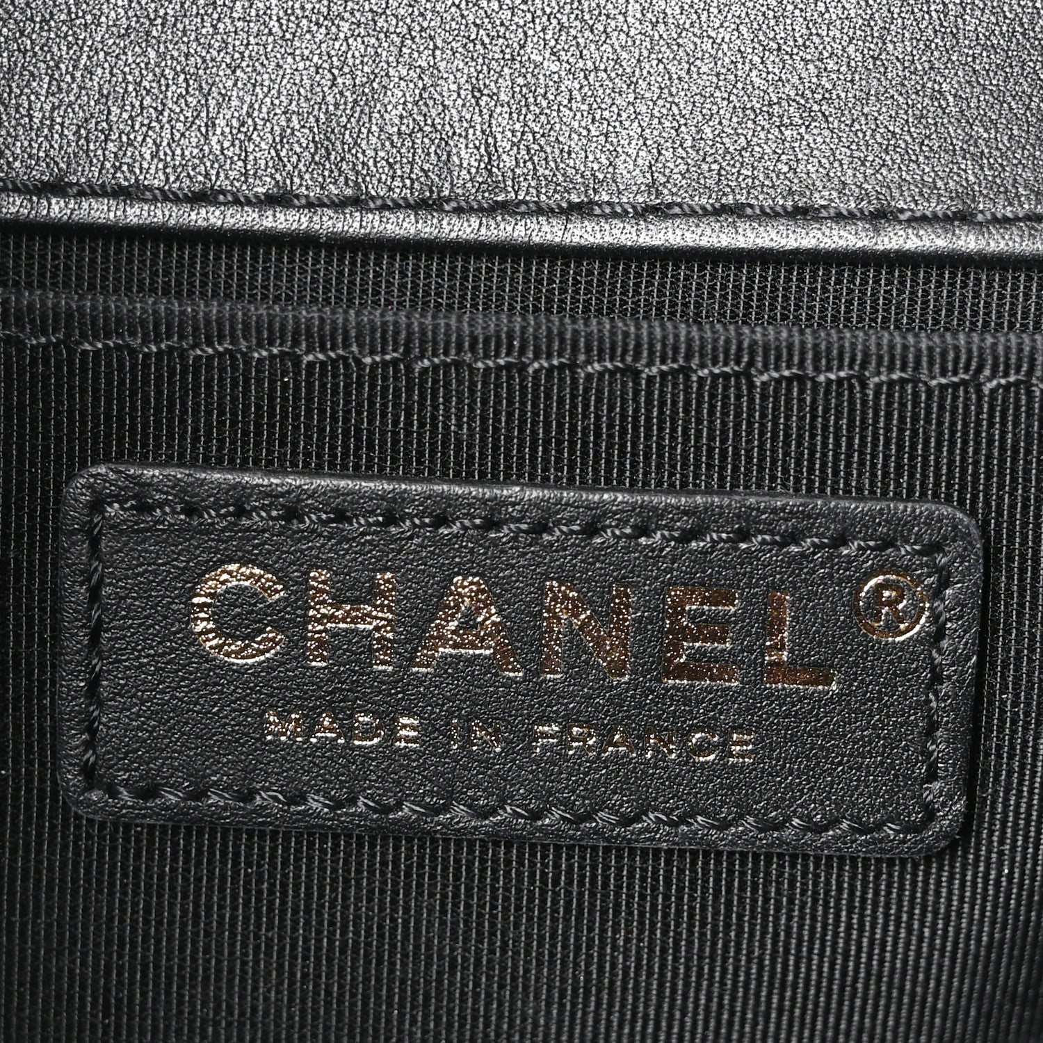 Chanel Calfskin Quilted Medium Boy Top Handle Flap Black 6 of 10