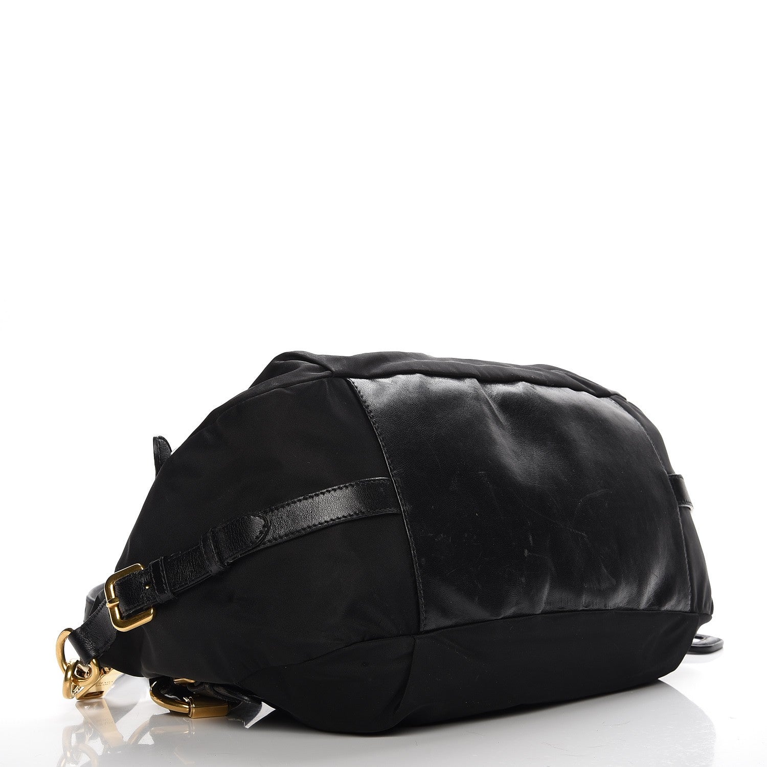 Prada Tessuto Nylon Shoulder Bag Nero Black 5 of 10