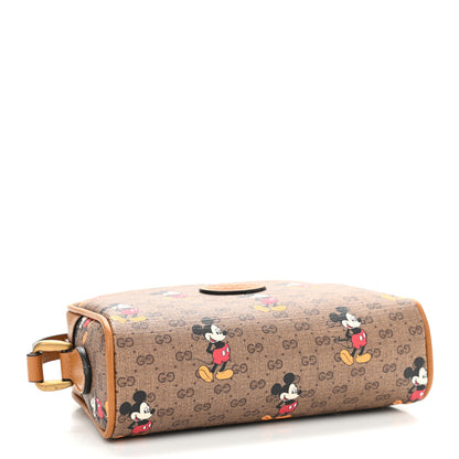 Gucci X DISNEY Mini Vintage GG Supreme Monogram Mickey Mouse Shoulder Bag Beige Vintage Sun Oil 4 of 11