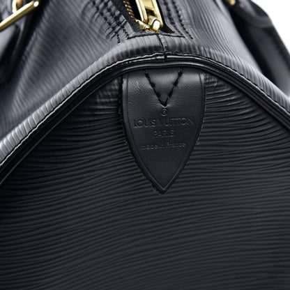Louis Vuitton Epi Speedy 25 Black 7 of 10