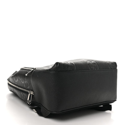 Gucci Calfskin Jumbo GG Embossed Large Backpack Black 4 of 11