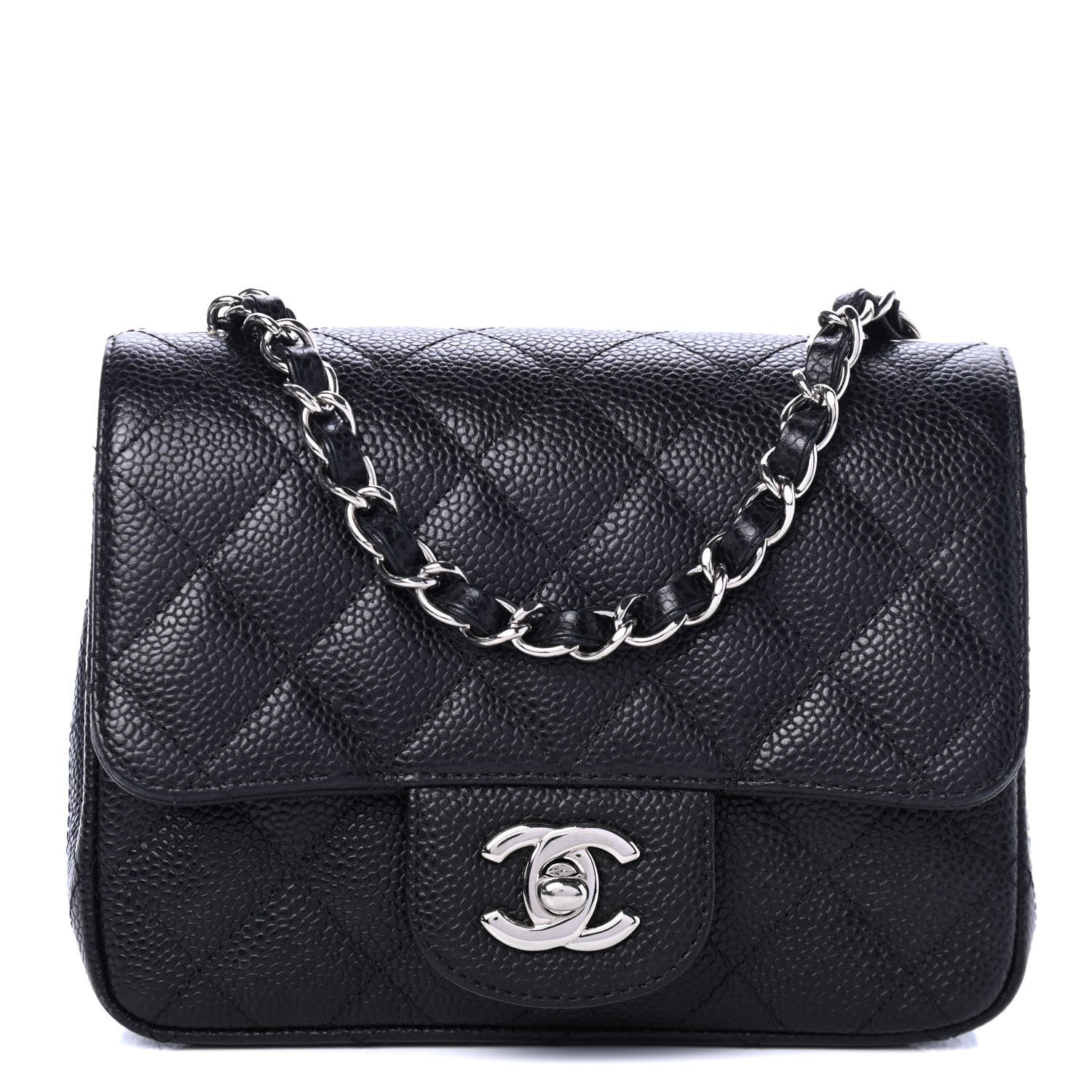 Chanel Caviar Quilted Mini Square Flap Black 1 of 4
