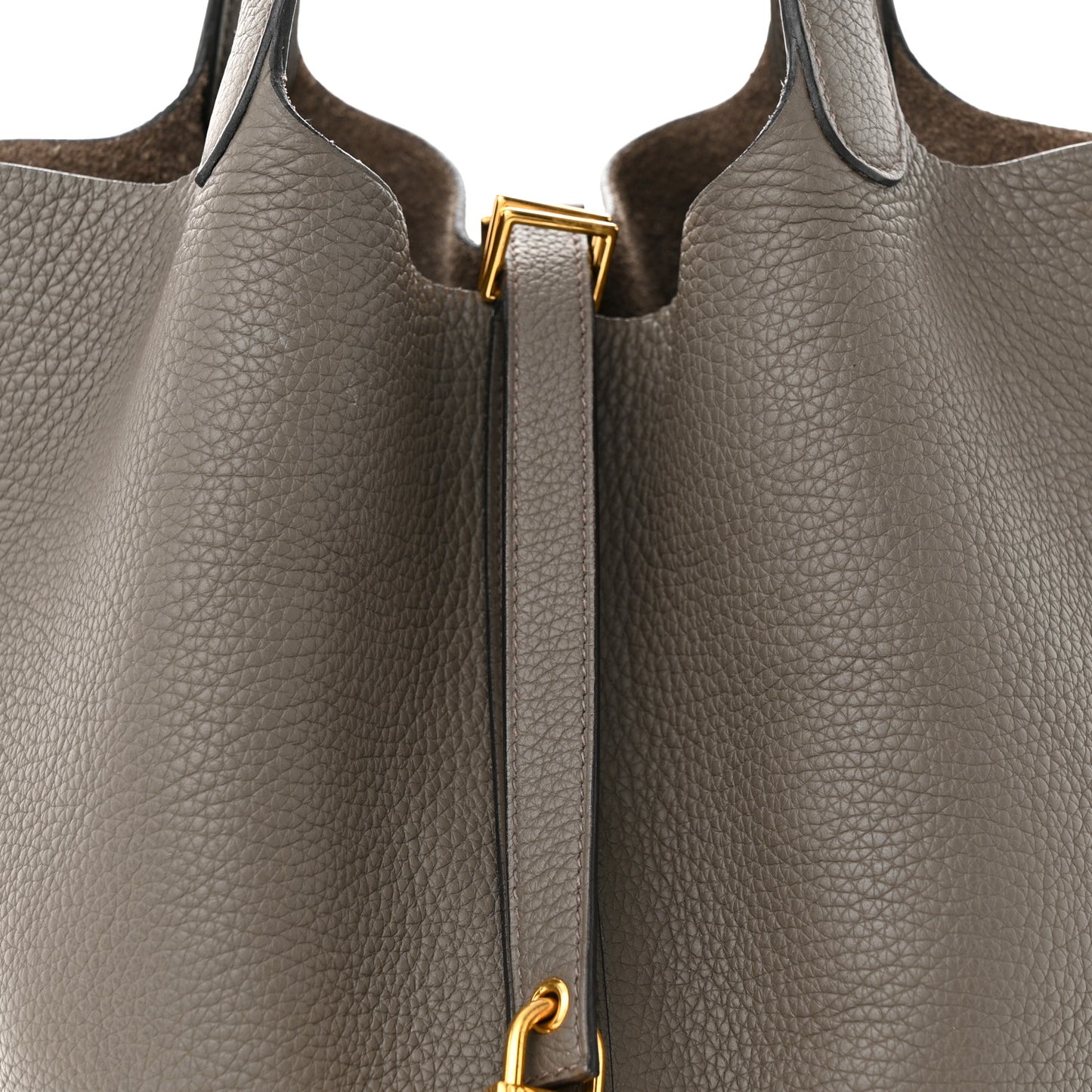 Taurillon Clemence Picotin Lock 22 MM Gris Asphalte