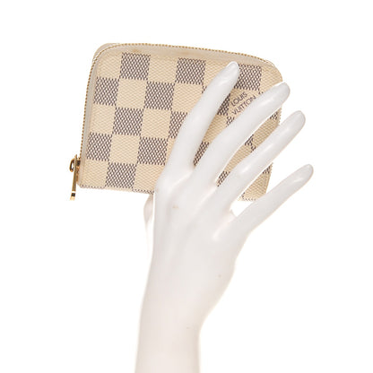 Louis Vuitton Damier Azur Zippy Coin Purse 2 of 7