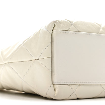 Chanel Calfskin Quilted Close To Me Hobo White 9 of 13