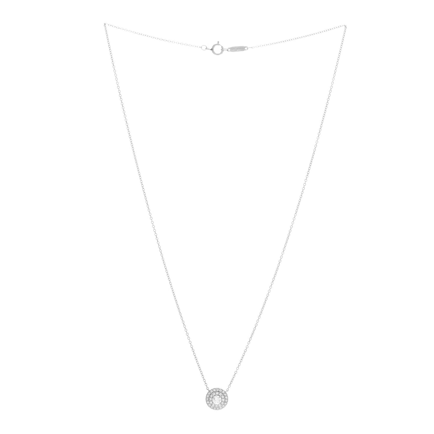Platinum Diamond Soleste Pendant Necklace