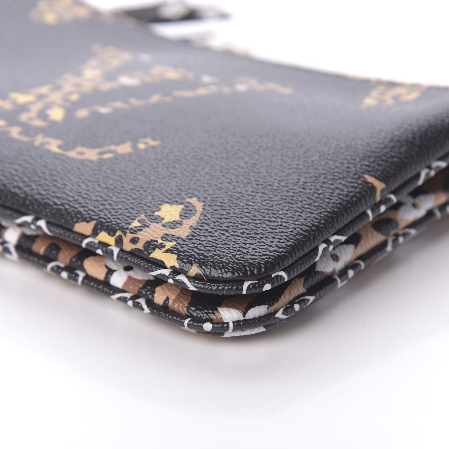 Louis Vuitton Monogram Giant Jungle Pochette Double Zip Black 7 of 9