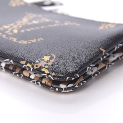Louis Vuitton Monogram Giant Jungle Pochette Double Zip Black 7 of 9