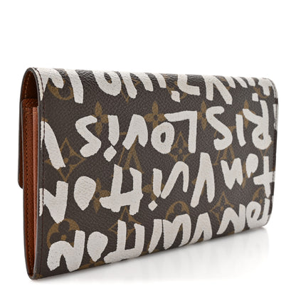 Louis Vuitton Monogram Graffiti Porte-Monnaie Wallet Silver 3 of 12
