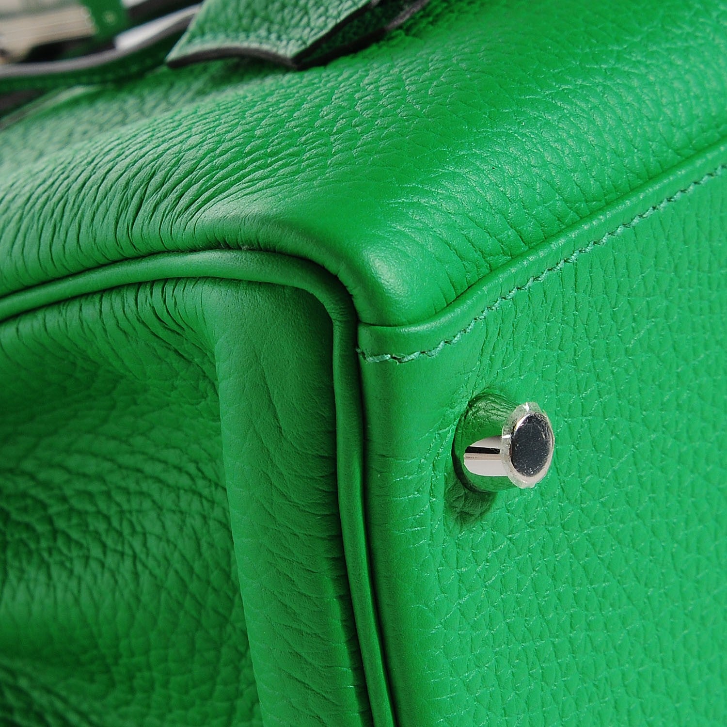 Hermes Taurillon Clemence Kelly Retourne 28 Bambou Bamboo 10 of 26