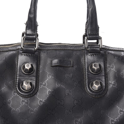 Gucci Imprime Monogram Medium Joy Stud Boston Black 12 of 14
