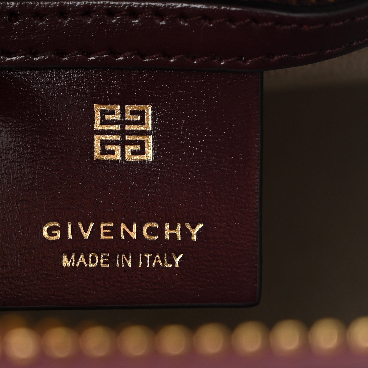 Givenchy Shiny Lord Calfskin Mini Antigona  Oxblood Red 6 of 10