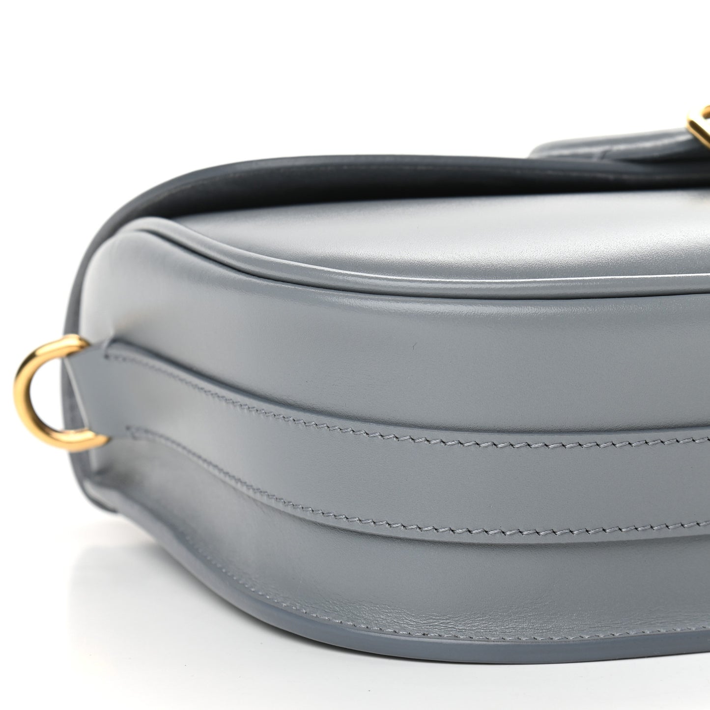 Box Calfskin Medium Bobby Flap Gray
