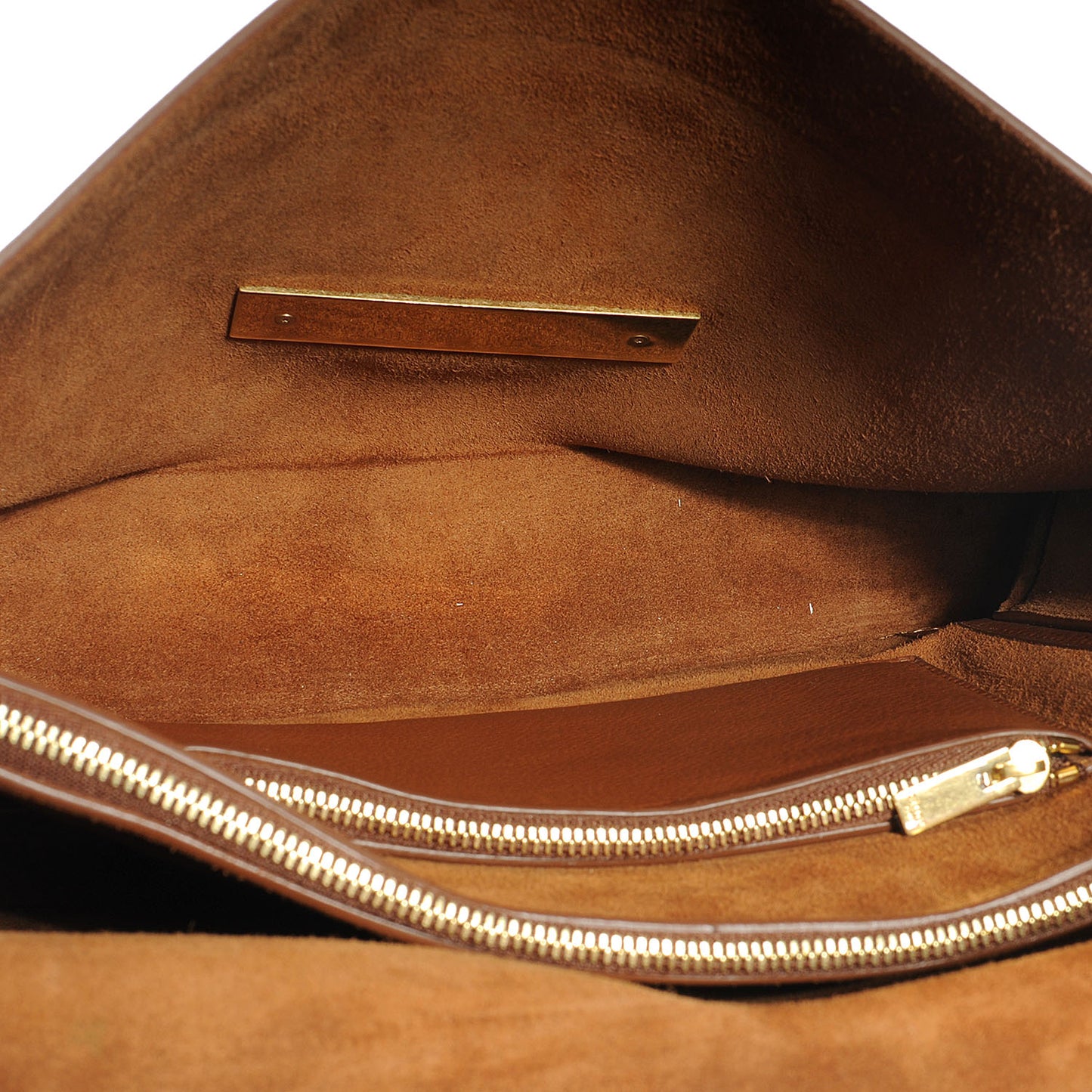 Calfskin Blade Flap Caramel