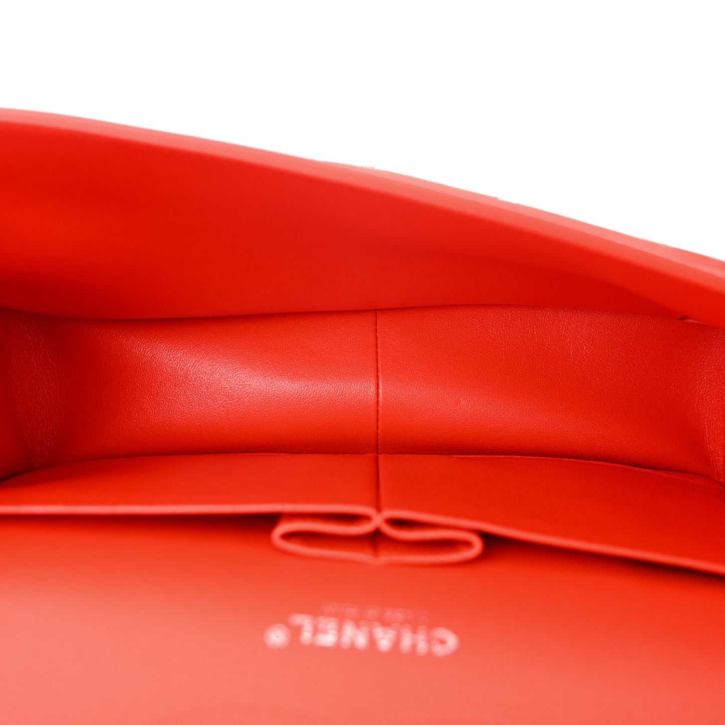 Patent Quilted Jumbo Double Flap Red