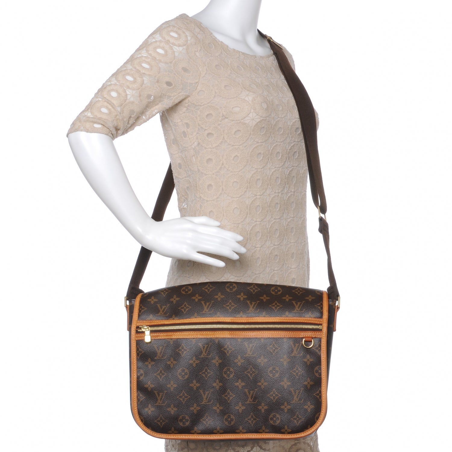 Louis Vuitton Monogram Bosphore GM Messenger Bag 2 of 7