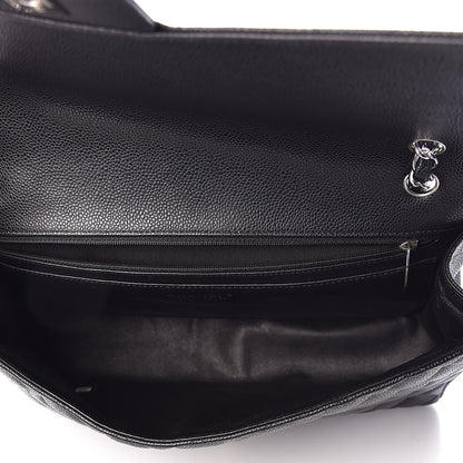 Chanel Caviar Quilted Maxi Single Flap Black 8 of 11